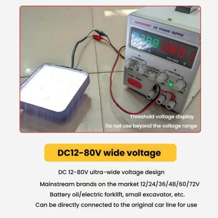 DC 12V-80V Forklift LED High Brightness Front Working Headlight, 4 Inches 9 Beads, 4 Inches 16 Beads – Bild 5