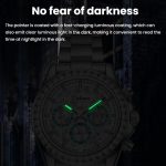 Dulunwe 6055B 30m Waterproof Luminous Automatic Mechanical Watch – Bild 4