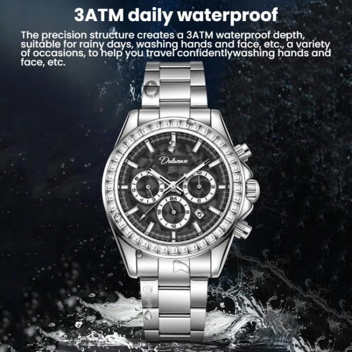Dulunwe 6055B 30m Waterproof Luminous Automatic Mechanical Watch – Bild 5