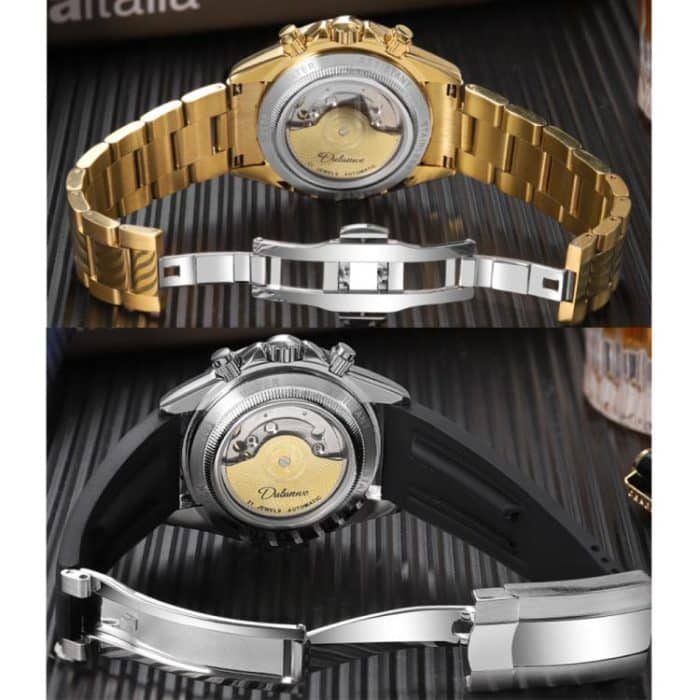 Dulunwe 6055B 30m Waterproof Luminous Automatic Mechanical Watch – Bild 6