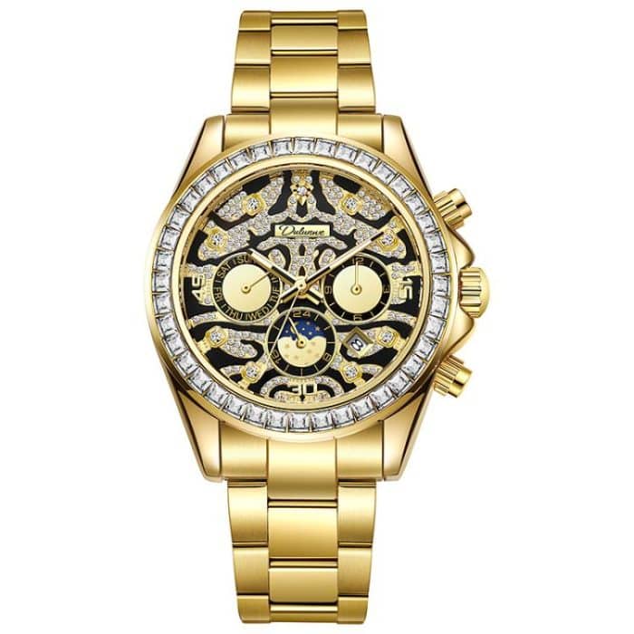 Dulunwe 6055A 30m Waterproof Tiger-pattern Dial Automatic Mechanical Watch – Bild 1