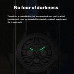 Dulunwe 6055A 30m Waterproof Tiger-pattern Dial Automatic Mechanical Watch – Bild 5