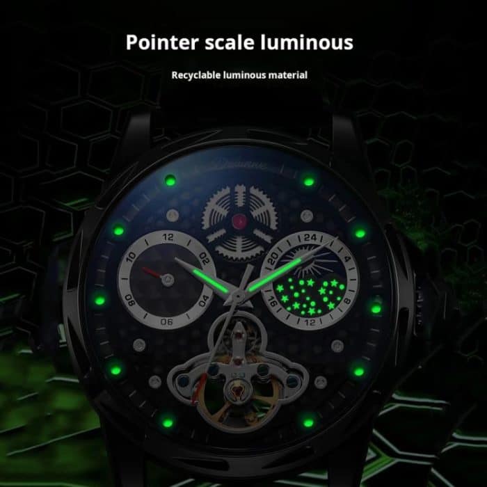 Dulunwe 6060C 30m Waterproof Luminous Automatic Mechanical Watch – Bild 5