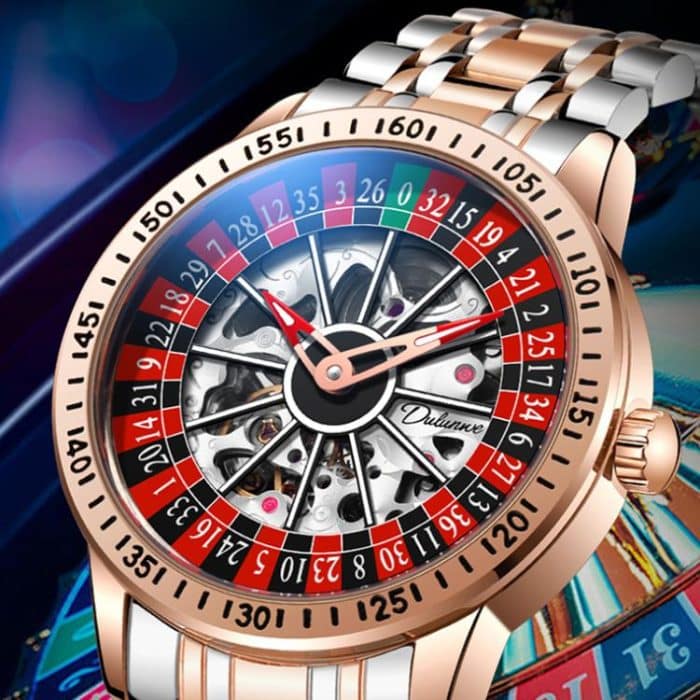 TBD06059074_B2.jpg Dulunwe 6061A 30m Waterproof Rotating Dial Mechanical Watch – Bild 3