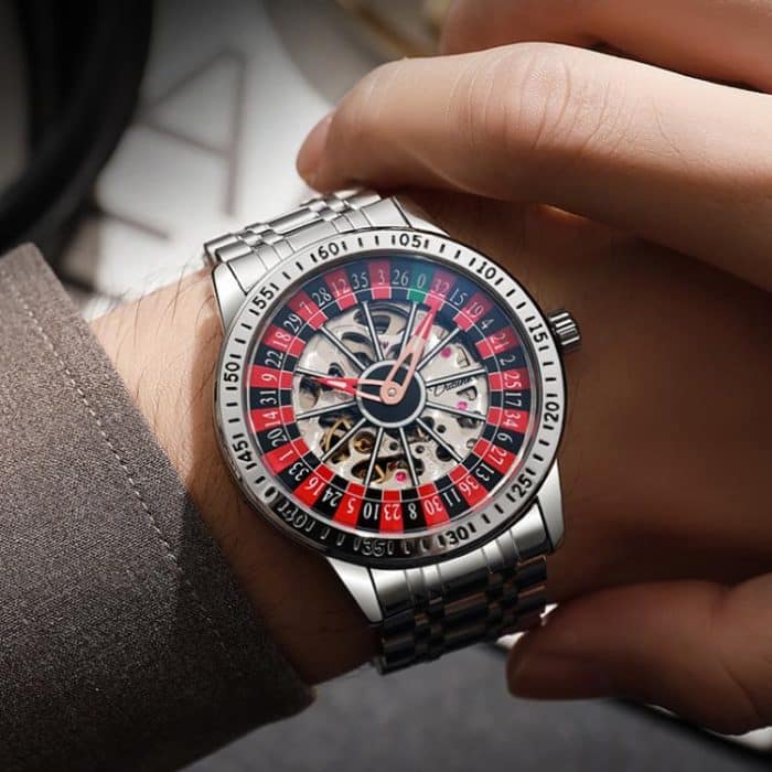 TBD06059074_B6.jpg Dulunwe 6061A 30m Waterproof Rotating Dial Mechanical Watch – Bild 7