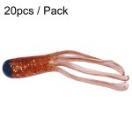 4.8cm 20pcs / Pack HENGJIA SO192 Vegetable-Head Tube Lure Fishing Simulation Soft Fake Bait, 1#, 2#, 3#, 4#, 5#