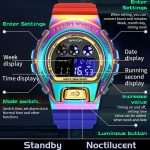 SANDA 2127 Electronic Single Movement Waterproof Sports Watch – Bild 6