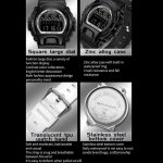 SANDA 2127 Electronic Single Movement Waterproof Sports Watch – Bild 9