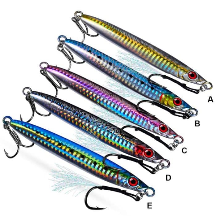PROBEROS LF153 3D Fast Twitch Sea Fishing Road Runner Lure Long Casting Quick Sinking False Bait, 14G – Bild 2