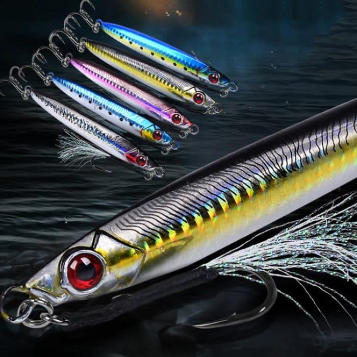 PROBEROS LF153 3D Fast Twitch Sea Fishing Road Runner Lure Long Casting Quick Sinking False Bait – Bild 11