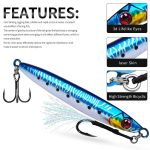 PROBEROS LF153 3D Fast Twitch Sea Fishing Road Runner Lure Long Casting Quick Sinking False Bait, 14G – Bild 7