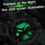 SANDA 3355 Camouflage Multifunction Watch Alarm Clock Waterproof Electronic Watch – Bild 4