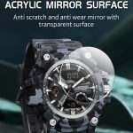 SANDA 3355 Camouflage Multifunction Watch Alarm Clock Waterproof Electronic Watch – Bild 5