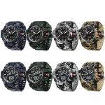 SANDA 3358 Camouflage Series Men Watch Alarm Clock Waterproof Electronic Watch – Bild 2