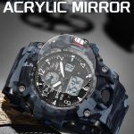 SANDA 3358 Camouflage Series Men Watch Alarm Clock Waterproof Electronic Watch – Bild 6