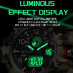 SANDA 3358 Camouflage Series Men Watch Alarm Clock Waterproof Electronic Watch – Bild 7
