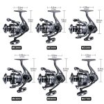 LUYA Spinning Reel Sea Long Casting CNC Metal Swing Arm Fishing Reel, PROBEROS ME2000, PROBEROS ME3000, PROBEROS ME4000, PROBEROS ME5000, PROBEROS ME6000 – Bild 2
