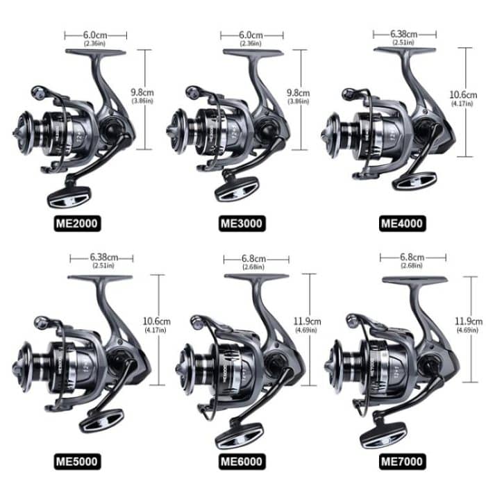 LUYA Spinning Reel Sea Long Casting CNC Metal Swing Arm Fishing Reel, PROBEROS ME2000, PROBEROS ME3000, PROBEROS ME4000, PROBEROS ME5000, PROBEROS ME6000 – Bild 2
