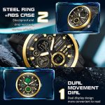 SANDA 3379 Sport Waterproof Alarm Clock Reminder Electronic Watch – Bild 9