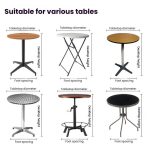 Cocktail Bar Table Cover For Hotel Wedding Decoration Stretch Polyester Banquet Round Table Cover, 60x110cm, 70x110cm, 80x110cm – Bild 12