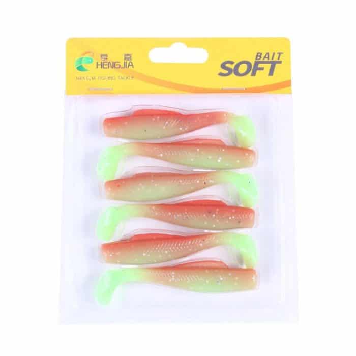 HENGJIA 6pcs / Box Outdoor Fishing Floating Soft Bait 8cm-5g Bionic False Lure, 1#, 2#, 3#, 4#, 5# – Bild 7