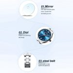 Curren Casual Steel Strap Women Watch – Bild 4