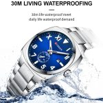 Curren Men Steel Band Calendar Business Quartz Watch – Bild 5