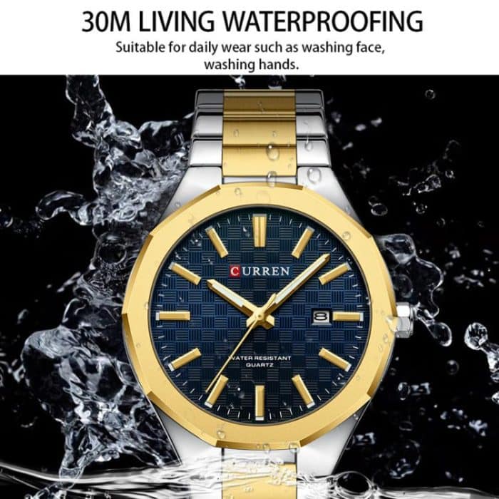 Curren Business Steel Band Calendar Men Quartz Watch – Bild 5