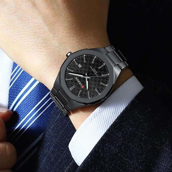 Curren Business Steel Band Calendar Men Quartz Watch – Bild 7