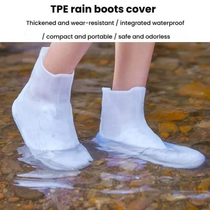 Thickened Wear-Resistant Waterproof Silicone Rain Shoe Cover – Bild 4