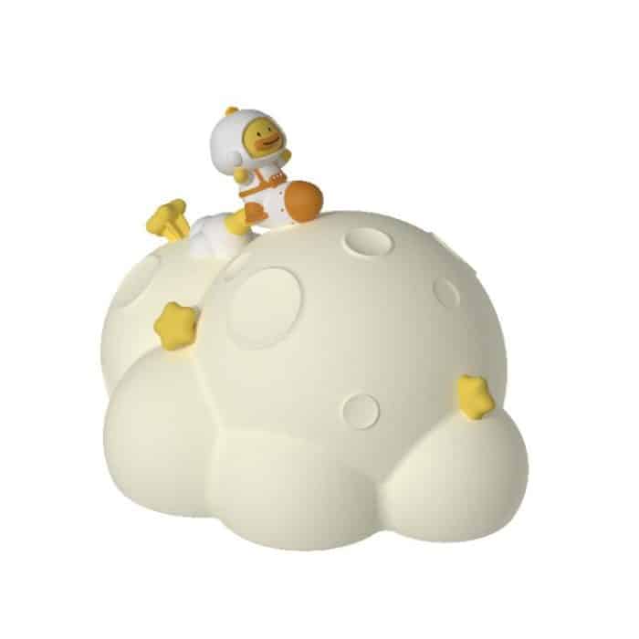 ICARER FAMILY IF-YD04 Cartoon Silicone Night Light Ornaments Astronaut Moon Lamp – Bild 1
