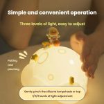 ICARER FAMILY IF-YD04 Cartoon Silicone Night Light Ornaments Astronaut Moon Lamp – Bild 3