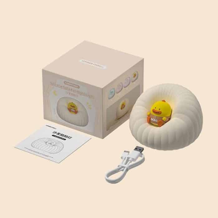 ICARER FAMILY  IF-YD01 Cartoon Silicone Night Light Bedroom Bedside Lamp Baby Feeding Lamp – Bild 10