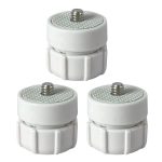 3pcs 1/4 Screw Connector Car Tuning Accessories Plastic Head 17mm Ball Head Cell Phone Holder