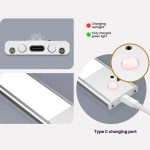 Rechargeable Motion Sensor Light Bar Cabinet Wardrobe Lamp With Remote Control, 20cm Silver, 40cm Silver, 60cm Silver, 80cm Silver, 20cm Black, 40cm Black, 60cm Black, 80cm Black – Bild 7