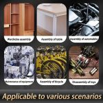 800pcs /Set Metric M2 Carbon Steel Phillips Self-Drilling Screw Kit, 800pcs /Set Round Head, 800pcs /Set Flat Head – Bild 5