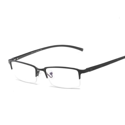 Anti-Blu-ray-Business-Brille für Herren, Metallrahmen, schlichte Glasbrille