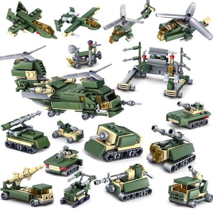 TGPT1126.jpg KAZI 16 in 1 Sets Land Team Building Block Lernspielzeug, Altersgruppe: ab 6 Jahren – Bild 1