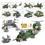 KAZI 16 in 1 Sets Land Team Building Block Lernspielzeug, Altersgruppe: ab 6 Jahren – Bild 7