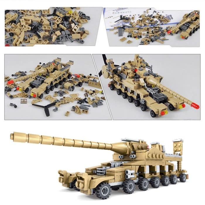 KAZI Super Tanks Building Blocks 16 in 1 Sets Bricks Model Brinquedos Toys, Altersgruppe: 6 Jahre alt – Bild 11