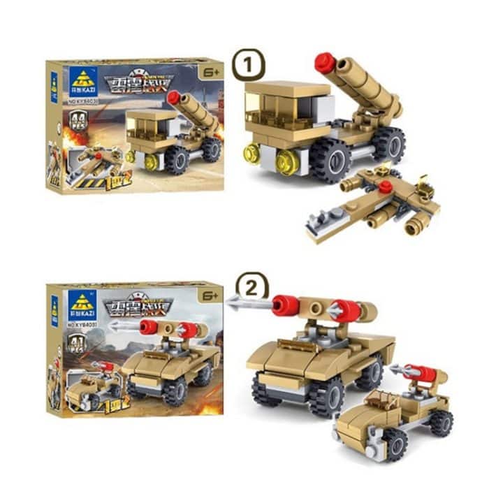KAZI Super Tanks Building Blocks 16 in 1 Sets Bricks Model Brinquedos Toys, Altersgruppe: 6 Jahre alt – Bild 7