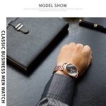 YAZOLE 368 Herren-Armbanduhr, modisch, Business-Stahlarmband, Quarz-Armbanduhr, leuchtende Punkte – Bild 13