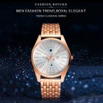 YAZOLE 368 Herren-Armbanduhr, modisch, Business-Stahlarmband, Quarz-Armbanduhr, leuchtende Punkte – Bild 4