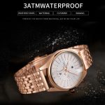 YAZOLE 368 Herren-Armbanduhr, modisch, Business-Stahlarmband, Quarz-Armbanduhr, leuchtende Punkte – Bild 5