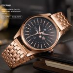 YAZOLE 368 Herren-Armbanduhr, modisch, Business-Stahlarmband, Quarz-Armbanduhr, leuchtende Punkte – Bild 6