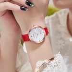 CAGARNY 6871 Fashion Life Quarzuhr mit wasserdichtem Goldgehäuse und Stahlband – Bild 4