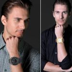 CAGARNY 6838(1) Modische Quarz-Armbanduhr mit Lederband für Herren (schwarzes Fenster, weiße Skala) – Bild 6