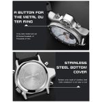 SANDA 3008 Multifunktionale Herren-Outdoor-Sport-Nachtleuchtende 50 m wasserdichte digitale Armbanduhr – Bild 12