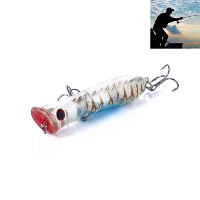 HENGJIA PO032 8 cm/12 g Simulation harte Köder Angelköder mit Haken Tackle Baits Fit Salzwasser und Süßwasser, PO032 1#, PO032 2#, PO032 3#, PO032 4#, PO032 5# – Bild 1