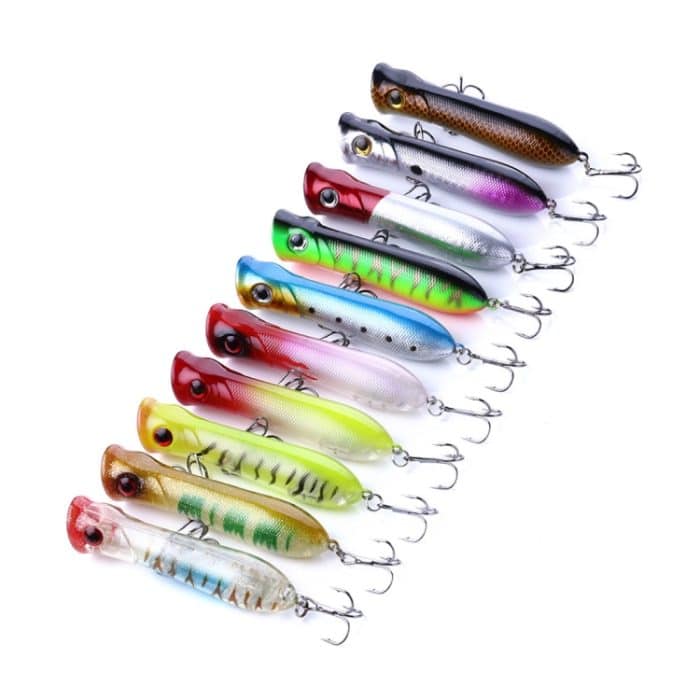 HENGJIA PO032 8 cm/12 g Simulation harte Köder Angelköder mit Haken Tackle Baits Fit Salzwasser und Süßwasser, PO032 1#, PO032 2#, PO032 3#, PO032 4#, PO032 5# – Bild 5